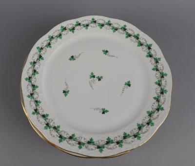 Herend - 6 Speiseteller Dm. 25,2 - 25,5 cm, - Decorative Porcelain & Silverware
