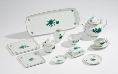 Teeservice Augarten Dekor 5098 Maria Theresia um 1980, - Decorative Porcelain & Silverware