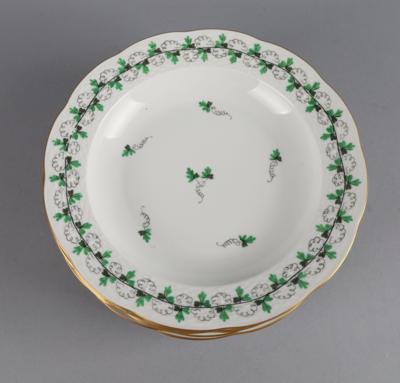 Herend - 7 Suppenteller Dm. 24,5 cm, - Decorative Porcelain & Silverware