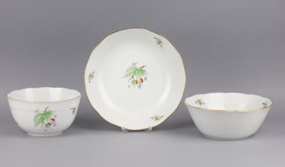 Herend - 1 Schale, 2 Schüsseln, - Decorative Porcelain & Silverware