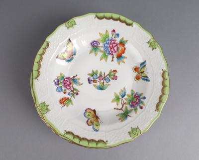 Herend - 6 Vorspeiseteller Dm. 21 cm, - Decorative Porcelain & Silverware