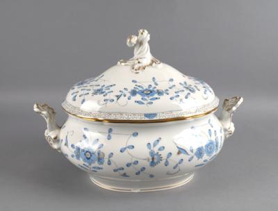 Meissen - Ovale Deckelterrine, - Decorative Porcelain & Silverware