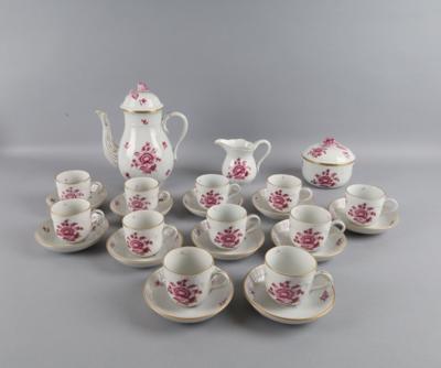Herend Mokkaservice: - Decorative Porcelain & Silverware