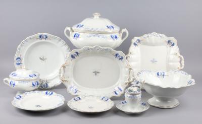 Speiseserviceteile, Kaiserliche Manufaktur, Wien 1843-47, - Decorative Porcelain & Silverware