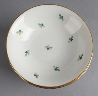 Augarten - 9 Kompottschalen, - Decorative Porcelain and Silverware