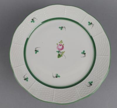 8 Speiseteller, Herend, - Decorative Porcelain and Silverware