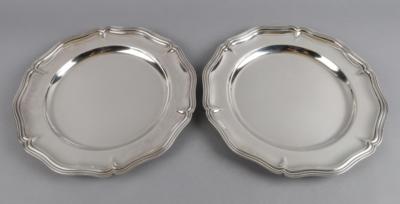 Christofle - Paar Platten, - Decorative Porcelain & Silverware