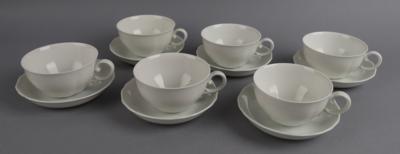 Augarten  - 6 Teetassen mit Untertassen - Decorative Porcelain & Silverware