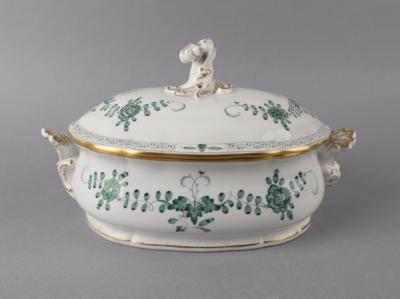 Meissen - Ovale Deckelterrine, - Decorative Porcelain and Silverware