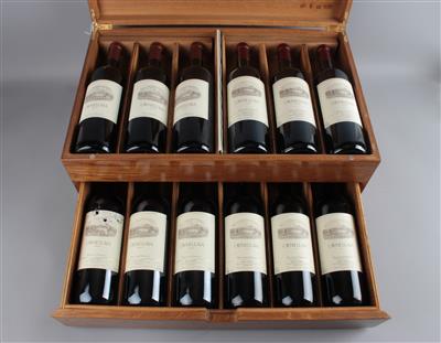 Tenuta dell'Ornellaia Bolgheri Collection: 2001, 2002, 2003  &  2004, No. 6/600, Maremma, Toskana, Rarität 12 Flaschen - Die große Oster-Weinauktion powered by Falstaff