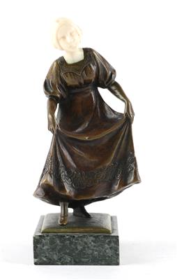 Anton Endstorfer (Österrich 1880-1960), Frauenfigur, Österreich, um 1910, - Jugendstil und Kunsthandwerk des 20. Jahrhunderts