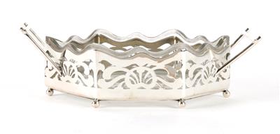 Lippa & Co., silver tray with handles, Vienna, 1900-1922, - Jugendstil and 20th Century Arts and Crafts
