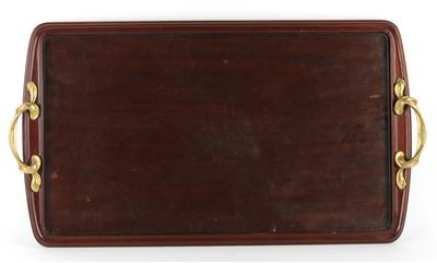 Louis Majorelle (France 1859-1926), large tray with handles, Nancy, after 1900, - Secese a umění 20. století