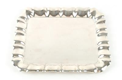 Silver tray, Alexander Sturm, from 1922, - Secese a umění 20. století