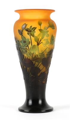 Vase "Anémones", Emile Gallé, Nancy, 1906/14, - Jugendstil und Kunsthandwerk des 20. Jahrhunderts