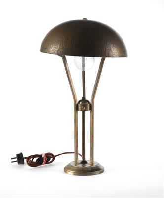 An Art Deco brass table lamp, c. 1920 - Secese a umění 20. století