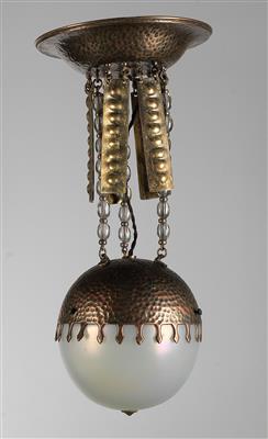 A hanging lamp, c. 1920, - Jugendstil and 20th Century Arts and Crafts