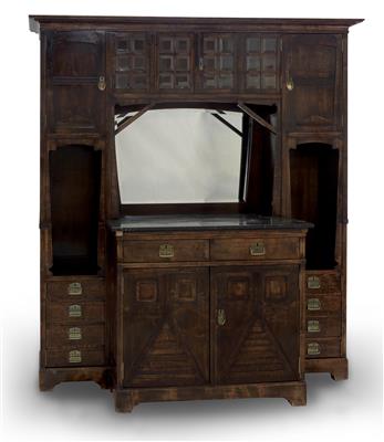 A cabinet, executed by J. Soulek, Vienna, c. 1915 - Jugendstil and 20th Century Arts and Crafts