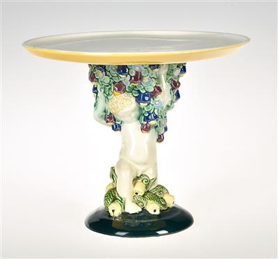 A centrepiece with flower-carrying putto, Wiener Kunstkeramische Werkstätte (WKKW), c. 1908/10 - Jugendstil and 20th Century Arts and Crafts