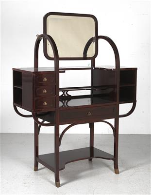 A dressing table with mirror (toilet table) no. 20.745, designed by Thonet, Vienna, before 1904 - Jugendstil and 20th Century Arts and Crafts