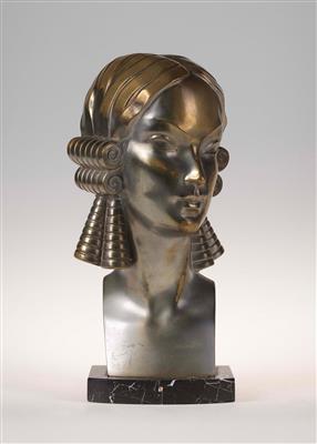 Joseph Lorenzl, a female bust, designed c. 1920 - Secese a umění 20. století