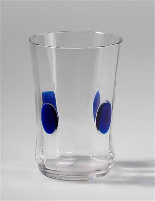 School of Koloman Moser, a drinking glass, E. Bakalowits' Söhne, Vienna, c. 1900 - Jugendstil e arte applicata del XX secolo