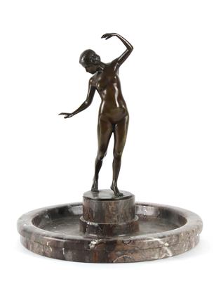 Maria Freystadt, an unclothed female figure dancing - Jugendstil and 20th Century Arts and Crafts