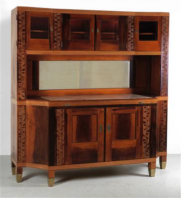 A dining room sideboard, designed and executed by August Ungethüm, Vienna, 1904-06 - Secese a umění 20. století