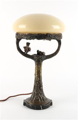 A table lamp in the form of a tree with two branches - Secese a umění 20. století