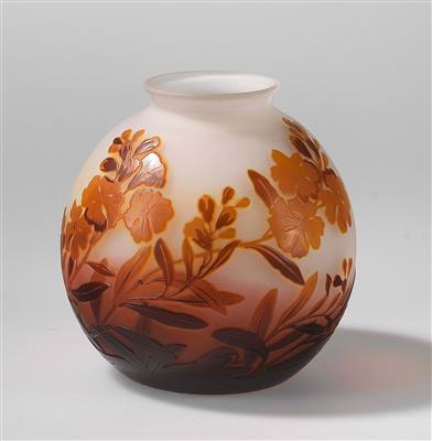 Vase "Myosotis", Emile Gallé, Nancy, 1906-14 - Jugendstil und Kunsthandwerk des 20. Jahrhunderts