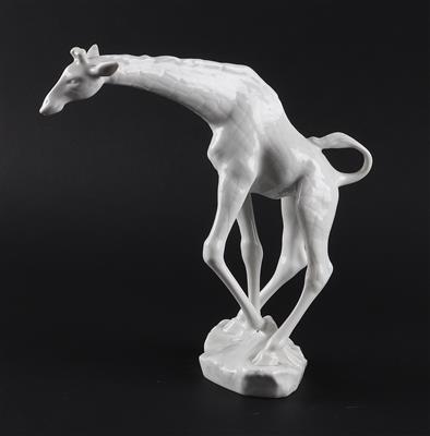 Heinrich Drake, Giraffe, Entwurf: 1930, Ausführung: Porzellanmanufaktur Meissen, um 1960 - Secese a umění 20. století