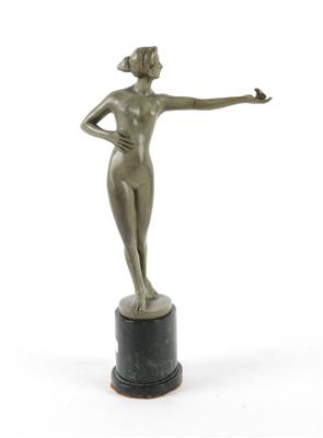 Weiblicher Akt mit Frosch, 1901 - Jugendstil und Kunsthandwerk des 20. Jahrhunderts