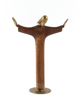 Christus aus Edelholz, Modellnummer 5980, Werkstätten Hagenauer, Wien - Jugendstil und Kunsthandwerk des 20. Jahrhunderts