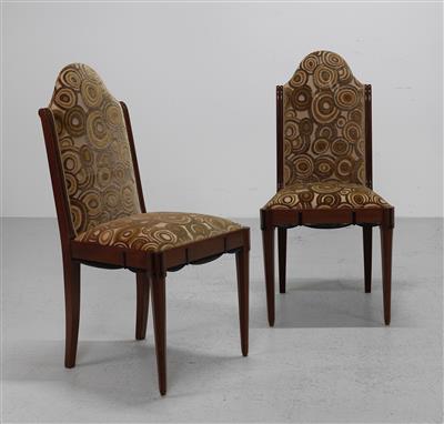 Paar Art Déco-Stühle, Frankreich, erste Hälfte des 20 Jhdts. - Secese a umění 20. století