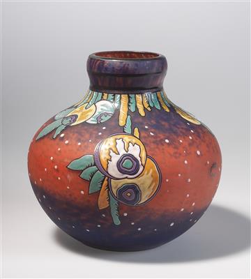 Vase, André Delatte, Nancy, um 1925 - Jugendstil und Kunsthandwerk des 20. Jahrhunderts