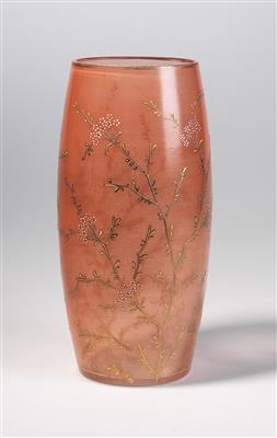 Vase mit blühenden Zweigen, Frankreich, um 1920 - Jugendstil und Kunsthandwerk des 20. Jahrhunderts