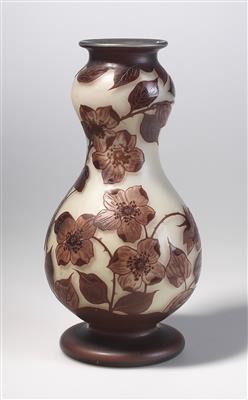 Vase mit Blumendekor, Johann Lötz Witwe, Klostermühle, um 1923 - Jugendstil e arte applicata del XX secolo