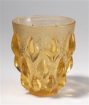Vase "Rampillon", René Lalique, Wingen-sur-Moder, Entwurf: 8. März 1927 - Jugendstil e arte applicata del XX secolo