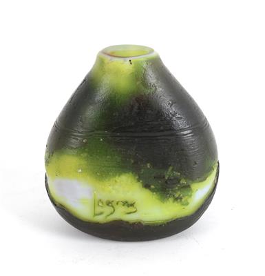Vase mit abstrahiertem Dekor, Legras  &  Cie., St. Denis, um 1900/14 - Jugendstil and 20th Century Arts and Crafts