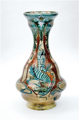 Jan Willem Mijnlieff, große Bodenvase, Utrecht, Holland, um 1915 - Secese a umění 20. století