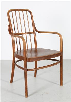 Adolf Gustav Schneck, Fauteuil: A 63 F, Entwurf: 1928 für Thonet, Mundus, Bistritz - Kleinode des Jugendstils und angewandte Kunst des 20. Jahrhunderts