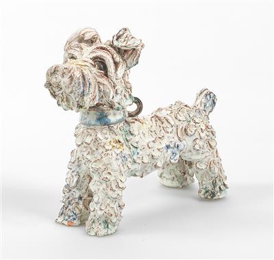 Stehender Hund "Schnauzer", Wien, um 1920 - Jugendstil and 20th Century Arts and Crafts