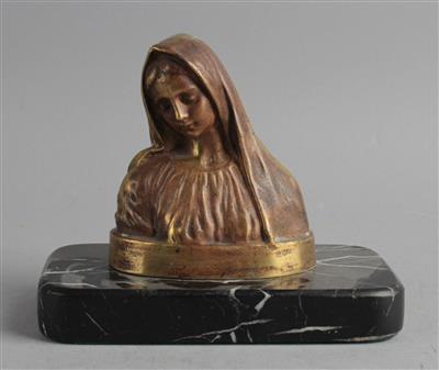 Peter Tereszczuk (Wybudow 1875 - Wien 1963), Madonnenbüste aus Bronze, Arthur Rubinstein, Wien, um 1910/20 - Jugendstil and 20th Century Arts and Crafts