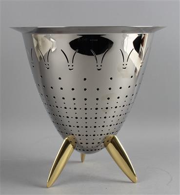 Philippe Starck "Max le chinois" (Sieb mit Inlay), Design: (1989) 1990, Kleinserie: "La Tavola di Babele", Officina Alessi - Secese a umění 20. století
