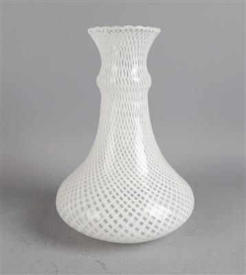 Dino Martens (1894-1970), Vase "Filigrana doppio", um 1940, Ausführung: Vetretria Aureliano Toso, Murano - Secese a umění 20. století
