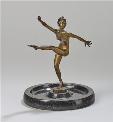 Tänzerin aus Bronze, Entwurf: um 1900/20 - Jugendstil e arte applicata del XX secolo