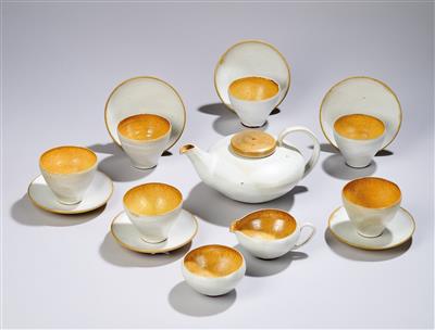 Janna Reckert-Cordua, fünfzehnteiliges Teeservice "Sylt", Sylt, um 1960 - Kleinode des Jugendstils & Angewandte Kunst des 20. Jahrhunderts