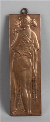 Relief einer antikisierenden Frauenfigur, um 1900/20 - Jugendstil e arte applicata del XX secolo