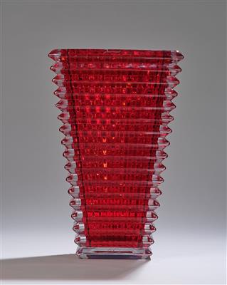 Nicolas Triboulot, hohe Vase, Modell 'Eye', Firma Baccarat, Frankreich - Jugendstil and 20th Century Arts and Crafts