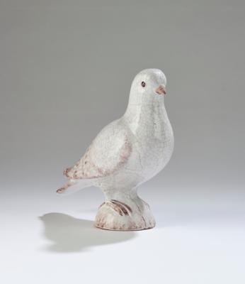 Michael Powolny (1871-1957), a dove, designed in around 1920, executed by Schleiss, Gmunden, after 1926 - Jugendstil 'Animals and mythical creatures'